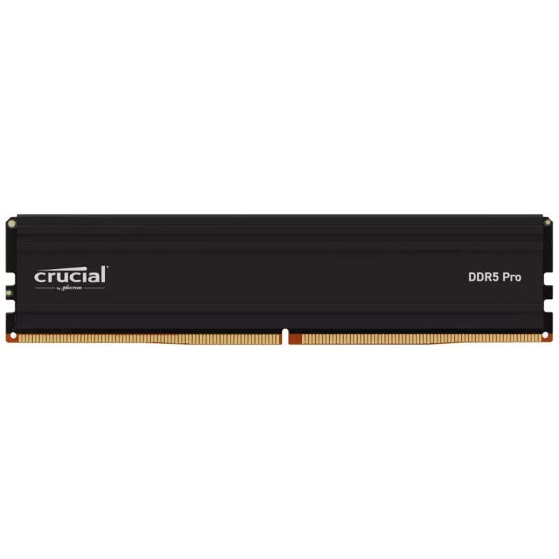 16 GB Crucial Pro modul - DIMM 288-PIN Low Profile - 6000 MHz / PC5-48000 - CL48 - 1.1 V - unbuffered - on-die ECC - matný čierny