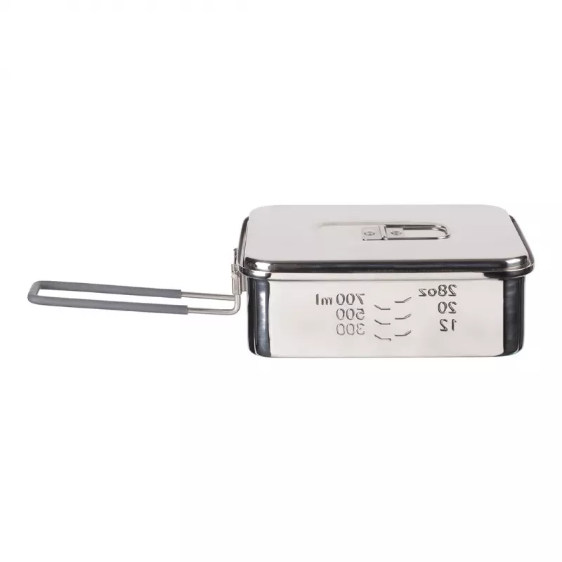 Hrniec ESBIT PT1200ST nerezový kempingový hrniec 1,2 L, 554 g, strieborná