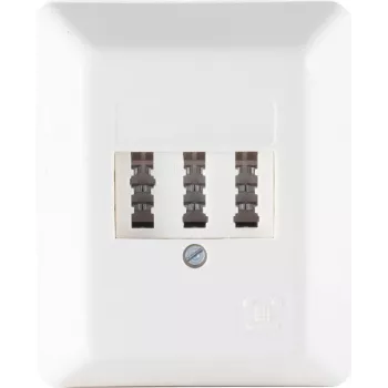 TAE zásuvka ShiverPeaks 74050W nástenná zásuvka, biela RAL9010