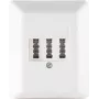 TAE zásuvka ShiverPeaks 74050W nástenná zásuvka, biela RAL9010