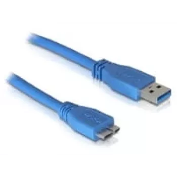 DeLOCK Micro-USB-3.0 kábel 1 m, USB A, 5 Gbit/s, modrý