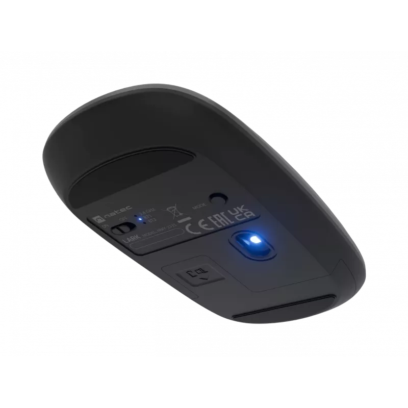 Natec Myš | Lark | Bezdrôtová | 2,4 GHz, Bluetooth | Antracitová