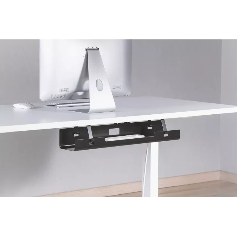 Digitus DA-90450 káblový manažment vanička 600x135x108mm čierna oceľ 1