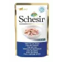 Mokré krmivo pre mačky Schesir Single Dish tuniak s morským vlkom 50 g vrecko