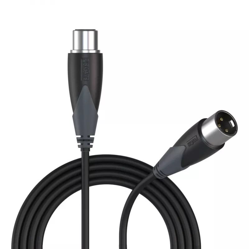 PROCAB CLA901/3 audio kábel 3 m XLR (3-pólový) čierny, sivý