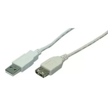 Logilink | USB 2.0 predlžovací kábel, | USB-A na USB-A USB A konektor samica | USB A konektor samec