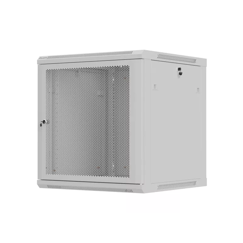 19-palcový nástenný rack 12U 600x600 sivý
