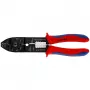 Knipex 97 21 215 B krimpovací nástroj čierna, modrá, červená