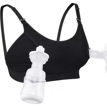 Momcozy YN08 hands-free podprsenka na odsávanie čierna 2XL