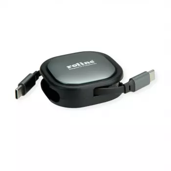 ROLINE USB2.0 Zvinovací kábel C-C ST/ST 1,2m – kábel – digitálny/dátový (11.02.8420)