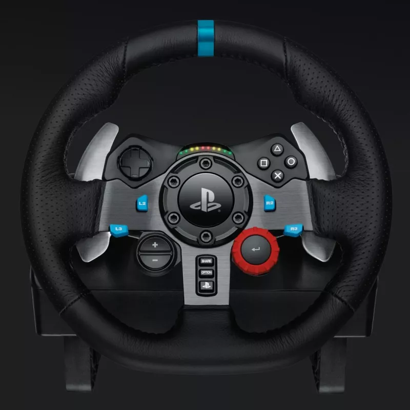 Logitech G G29 volant + pedále PlayStation 3, PlayStation 4 analógový USB 2.0 čierna