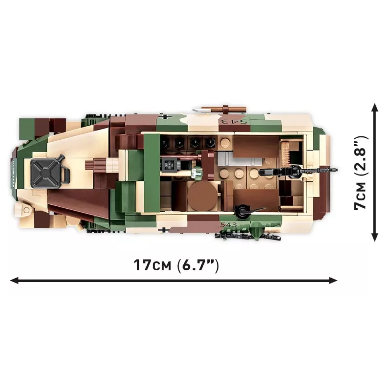 Sd.Kfz. 251/9 Stummel, stavebnica