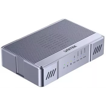 Unitek M.2 puzdro 2x 20 Gb/s s RAID0/RAID1 a klonovaním diskov