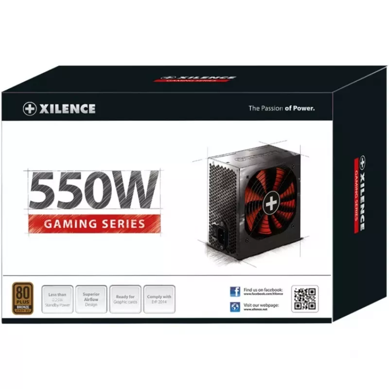 Napájací zdroj Xilence Performance A+ XN215 550 W