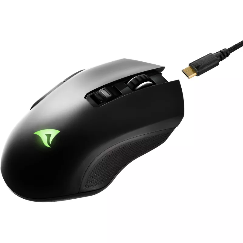 Gaming headset Sharkoon SKILLER SGM30W (čierny) – bezdrôtový, cez uši, integrovaný mikrofón