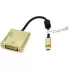Video káblový adaptér ROLINE 12.03.3176 Mini DisplayPort na DVI-D 0,1 m
