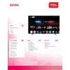 TV TCL 85P81K 85 palcov QLED 4K, energetická trieda F