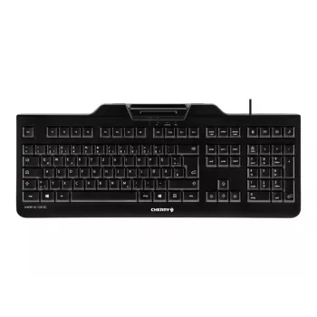 CHERRY KC 1000 SC klávesnica USB QWERTZ švajčiarska čierna