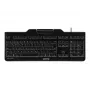 CHERRY KC 1000 SC klávesnica USB QWERTZ švajčiarska čierna