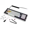 SKILLER SGK50 S2, herná klávesnica biela, DE-layout, Gateron Red