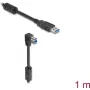 DeLOCK USB kábel Type-A samec na Type-B samec 90° dole 1 m