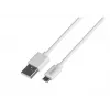 USB kábel SAVIO CL-123 USB 2.0, USB A na Micro-USB B, 1 m, biely