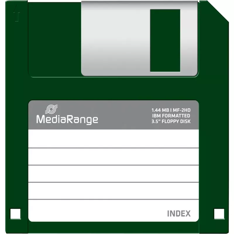 Diskety MediaRange MR200 3,5 palca 1,44 MB, 10 ks, čierne