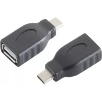 Kábel gender changer S/CONN 13-20013 USB 3.1 C na USB 2.0 A čierny