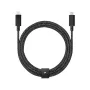 USB kábel Native Union Belt USB 2.0 Type-C na Type-C 2,4 m čierny