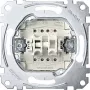 Tlačidlový spínač Merten MEG3155-0000 — 1P, metalický, 250 V AC, 10 A