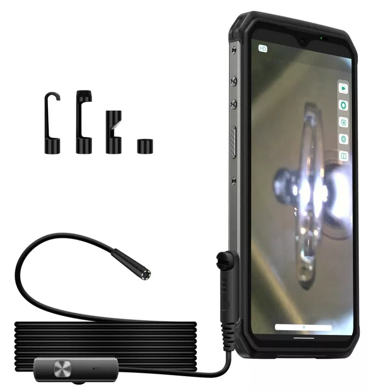 Ulefone uSmart UF-EC endoskopická kamera pre smartfóny, čierna