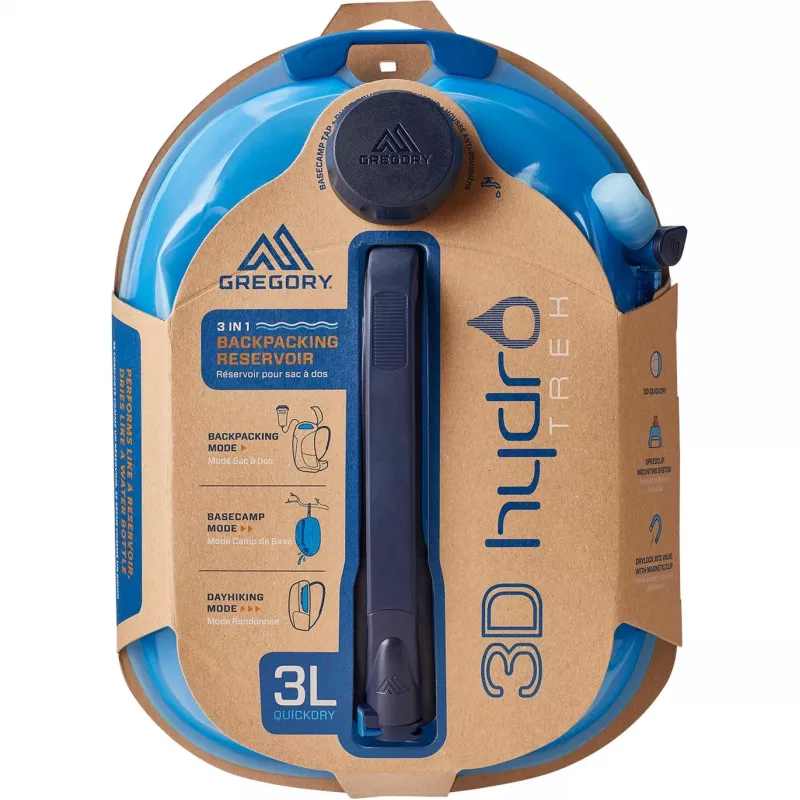 Vodný vak 3D Hydro Trek 3L, fľaša na vodu Light Blue, 3 litre