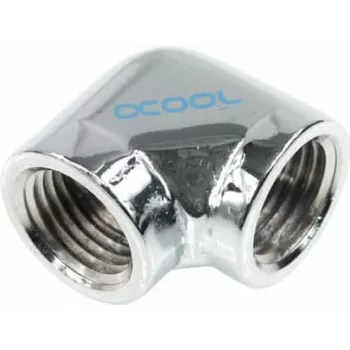 Alphacool HF L-spojka G1/4 IG na G1/4 IG - chróm (17041)