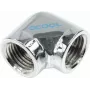 Alphacool HF L-spojka G1/4 IG na G1/4 IG - chróm (17041)