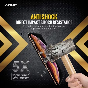 Puzdro Shock Eliminator X-ONE pre iPhone 7 — čierna, odolné ľahké ochranné puzdro
