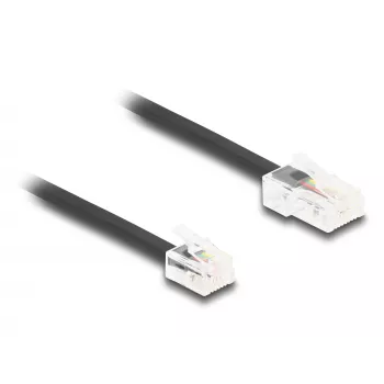 DeLOCK telefónny kábel RJ45 konektor samec na RJ11 konektor samec čierny 3 m