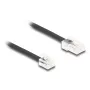 DeLOCK telefónny kábel RJ45 konektor samec na RJ11 konektor samec čierny 3 m