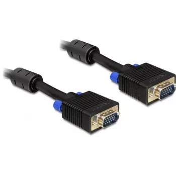VGA kábel DeLOCK 5 m, VGA (D-Sub) čierny, 82559