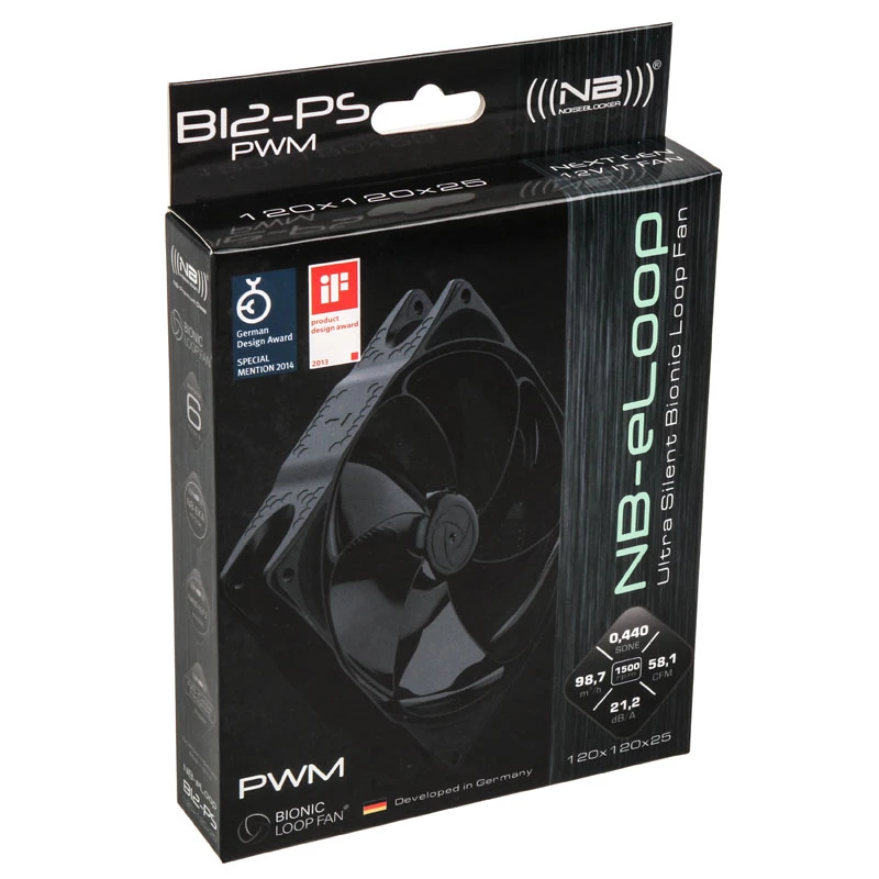 Ventilátor Noiseblocker B12-PS-BL