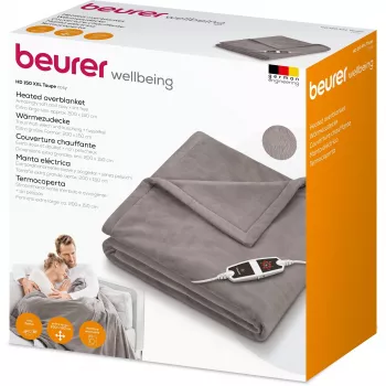 Beurer HD 150 XXL Cosy Taupe vyhrievacia deka, 200 x 150 cm