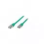 Sieťový kábel S/CONN Cat 6 S/FTP 0,25 m zelený