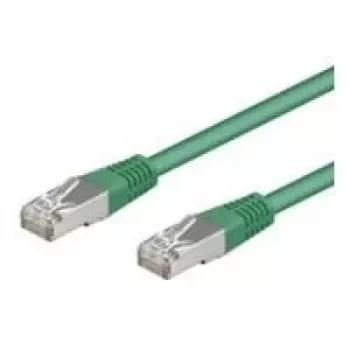 Wentronic Goobay CAT 5e patch kábel, SF/UTP, zelený, 5 m - CCA medená zmes (68046)