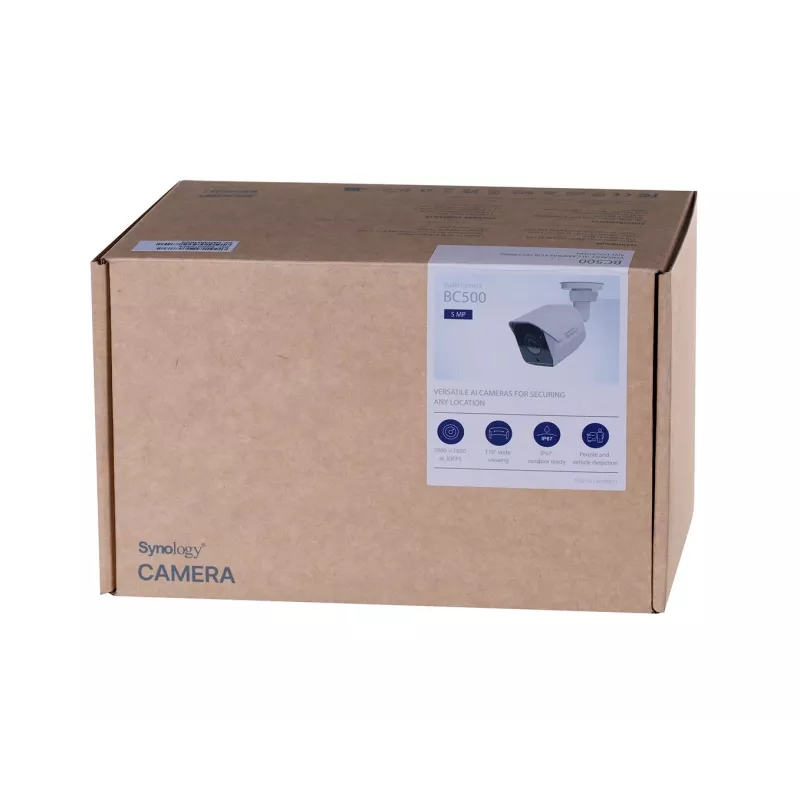Synology BC500 bezpečnostná kamera Bullet IP kamerový systém vnútorná & vonkajšia 2880 x 1620 pixelov nástenná