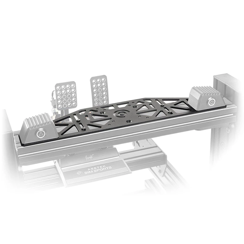 Montážny držiak Asetek SimSports 460×120×5 mm, oceľ, čierny