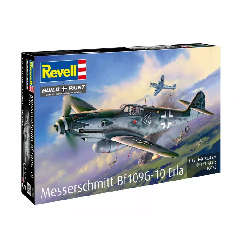 Plastový model lietadla REVELL Messerschmitt Bf109G-10 Erla mierka 1:32