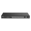 D-Link DGS-1100-26MPV2/E sieťový switch Managed L2 Gigabit Ethernet (10/100/1000) Power over Ethernet (PoE) čierny