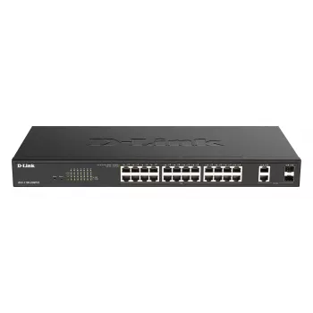 D-Link DGS-1100-26MPV2/E sieťový switch Managed L2 Gigabit Ethernet (10/100/1000) Power over Ethernet (PoE) čierny