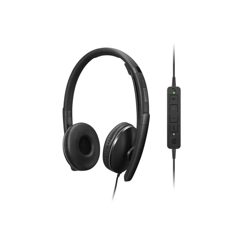 Lenovo 4XD1M45627 slúchadlá/headset káblové s hlavovým mostom USB Type-C čierne