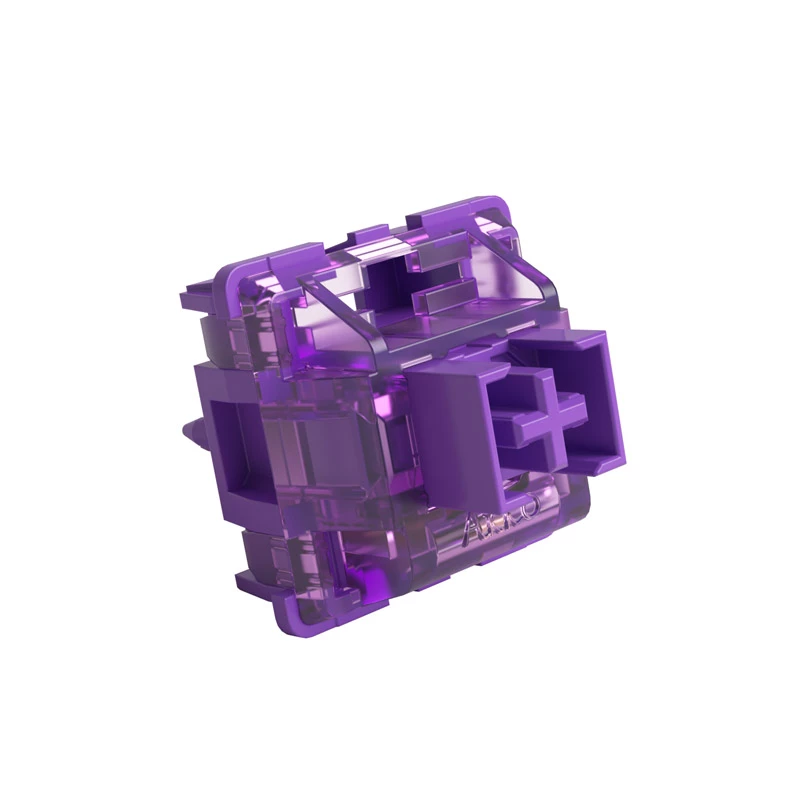 Akko V3 Pro Lavender Purple mechanický spínač, 5-pinový, taktilný, driek MX, 40 g, 45 ks