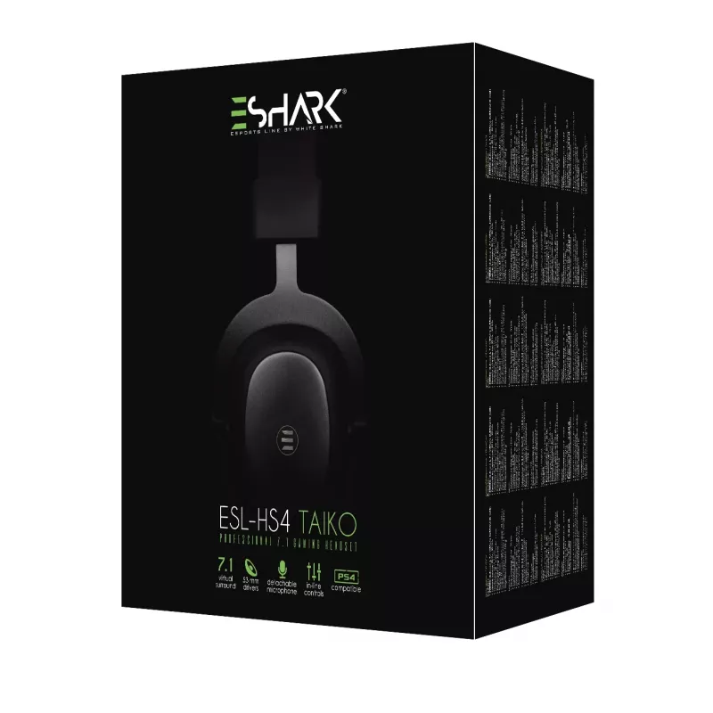White Shark Premium Line ESL-HS4 herné slúchadlá TAIKO